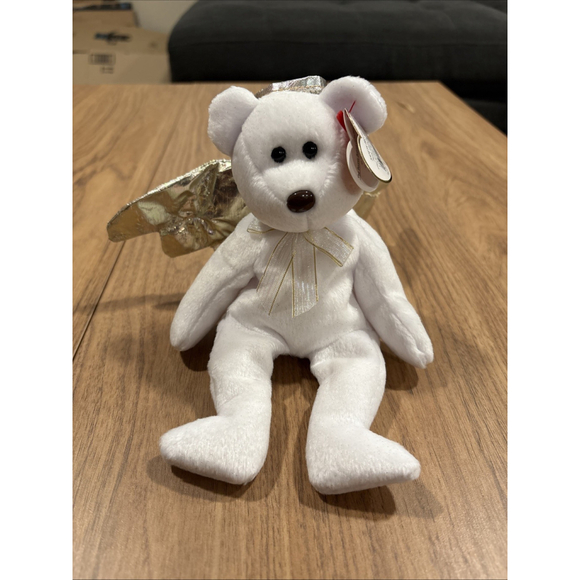 Ty Other - Ty - Beanie Babies - Halo II - The Angel Bear - January 14th, 2000 - Tags